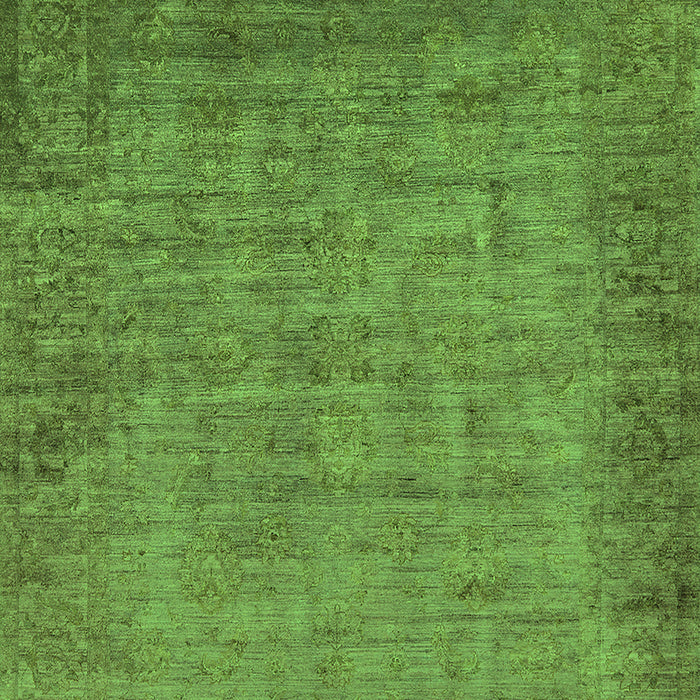 Oriental Green Industrial Rug, urb1557grn