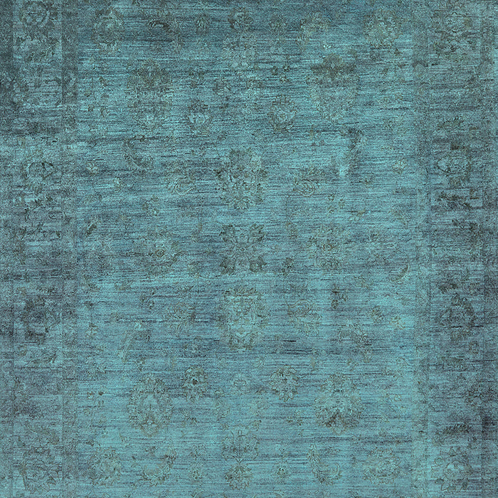 Oriental Turquoise Industrial Rug, urb1557turq