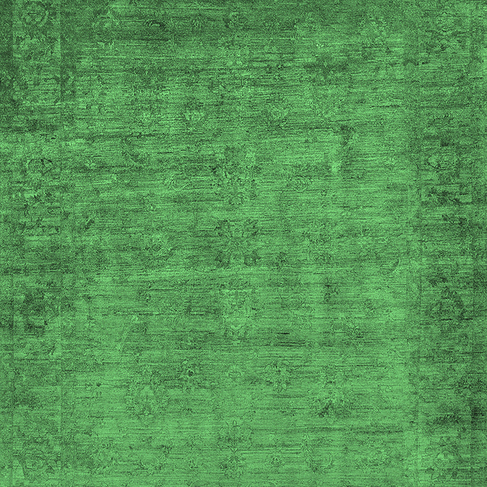 Oriental Emerald Green Industrial Rug, urb1557emgrn