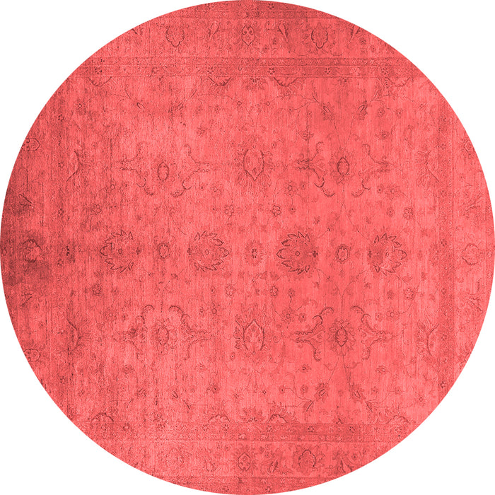 Machine Washable Oriental Red Industrial Rug, wshurb1558red
