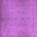 Square Oriental Pink Industrial Rug, urb1558pnk