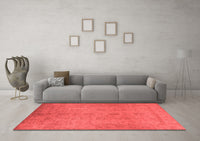 Machine Washable Oriental Red Industrial Rug, wshurb1558red