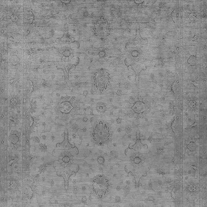 Machine Washable Oriental Gray Industrial Rug, wshurb1558gry