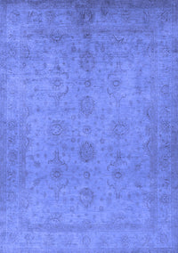 Oriental Blue Industrial Rug, urb1558blu