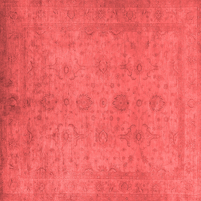 Machine Washable Oriental Red Industrial Rug, wshurb1558red