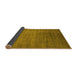 Sideview of Oriental Yellow Industrial Rug, urb1559yw