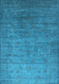 Oriental Light Blue Industrial Rug, urb1559lblu