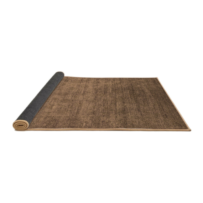 Sideview of Oriental Brown Industrial Rug, urb1559brn