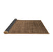 Sideview of Oriental Brown Industrial Rug, urb1559brn