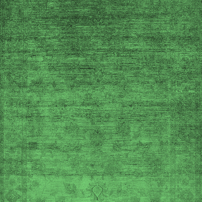 Oriental Emerald Green Industrial Rug, urb1559emgrn