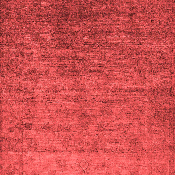 Machine Washable Oriental Red Industrial Rug, wshurb1559red