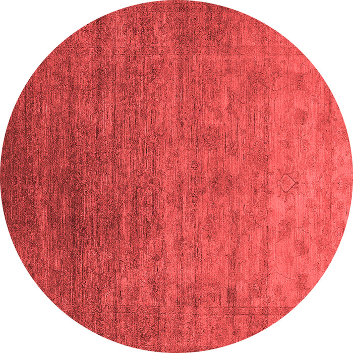 Machine Washable Oriental Red Industrial Rug, wshurb1559red