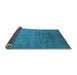 Sideview of Oriental Light Blue Industrial Rug, urb1559lblu