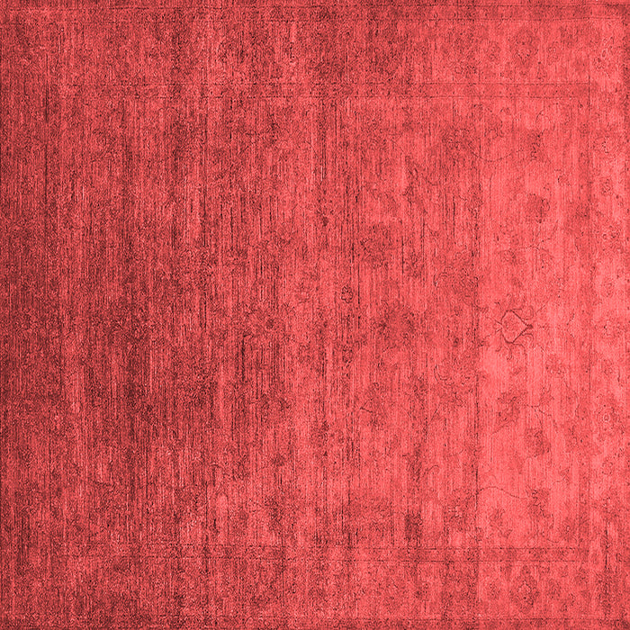 Machine Washable Oriental Red Industrial Rug, wshurb1559red