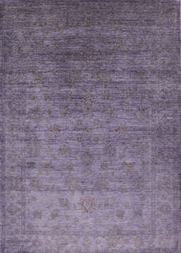 Mid-Century Modern Purple Oriental Rug, urb1559