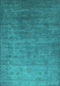 Oriental Turquoise Industrial Rug, urb1559turq