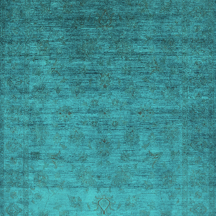Oriental Turquoise Industrial Rug, urb1559turq