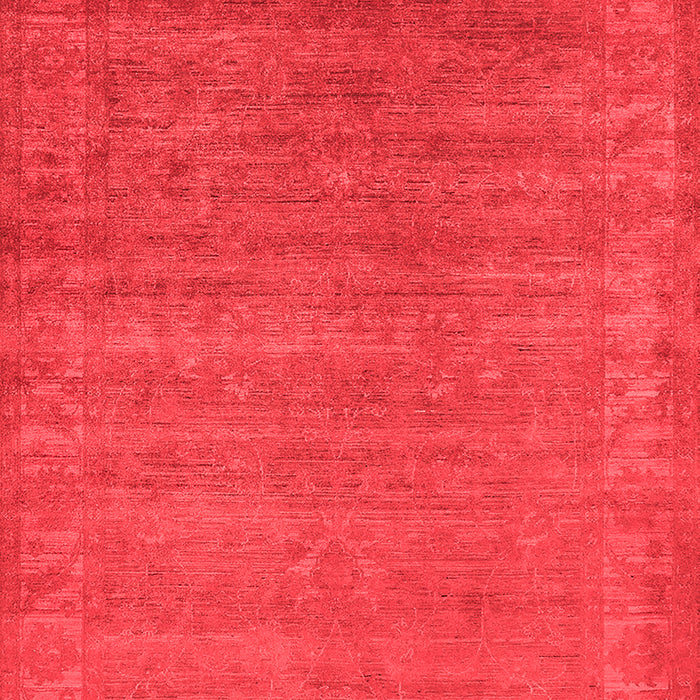 Machine Washable Oriental Red Industrial Rug, wshurb1560red