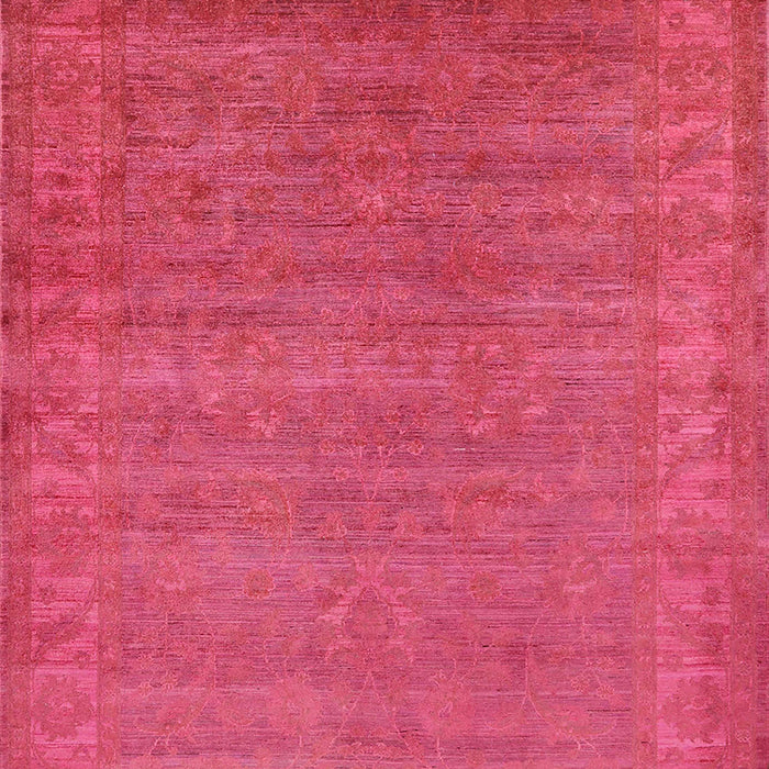 Machine Washable Industrial Modern Red Rug, wshurb1560