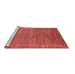 Sideview of Machine Washable Oriental Brown Industrial Rug, wshurb1560brn