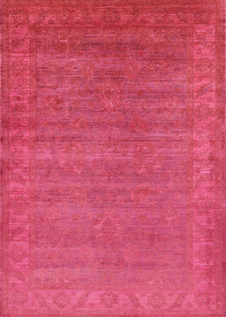 Mid-Century Modern Red Oriental Rug, urb1560