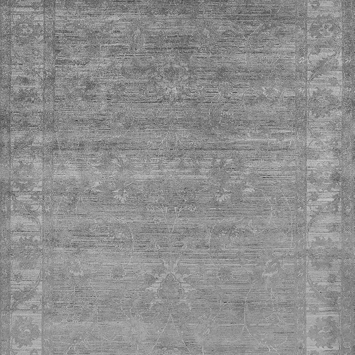 Machine Washable Oriental Gray Industrial Rug, wshurb1560gry