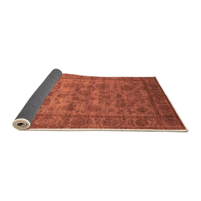 Sideview of Oriental Orange Industrial Rug, urb1561org