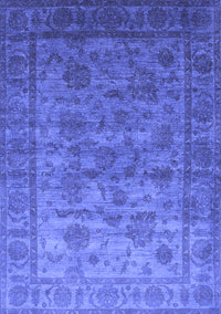 Oriental Blue Industrial Rug, urb1561blu