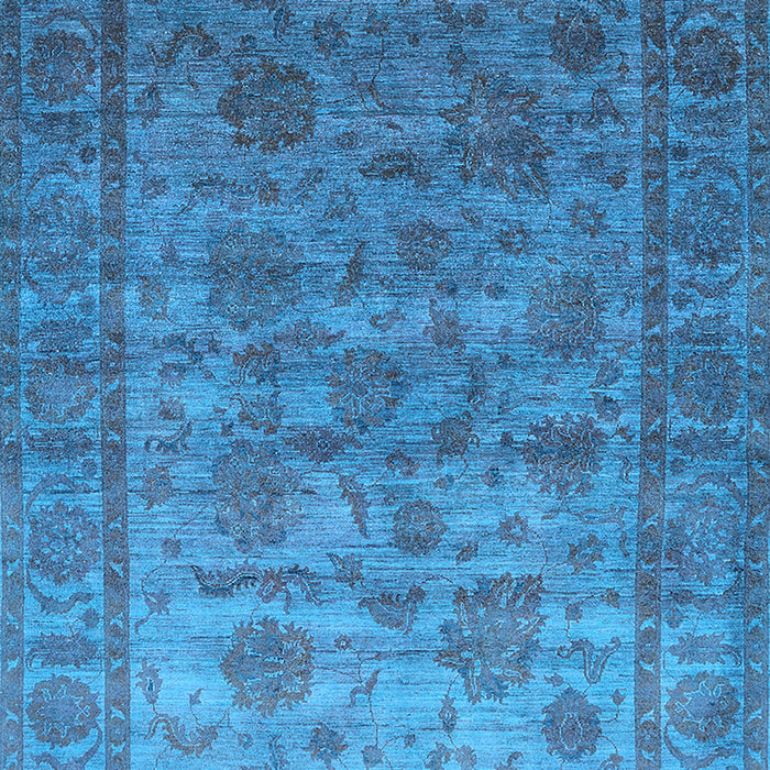 Oriental Light Blue Industrial Rug, urb1561lblu