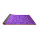 Sideview of Oriental Purple Industrial Rug, urb1561pur