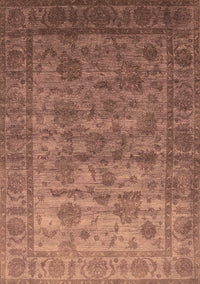 Oriental Brown Industrial Rug, urb1561brn