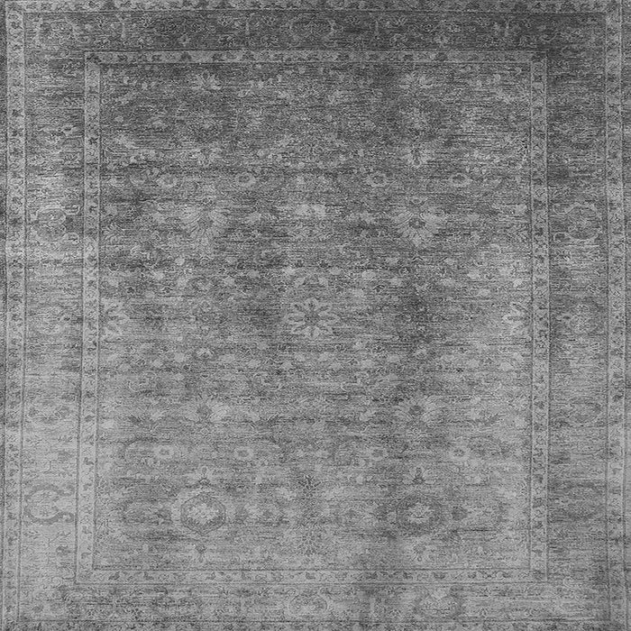 Square Oriental Gray Industrial Rug, urb1562gry