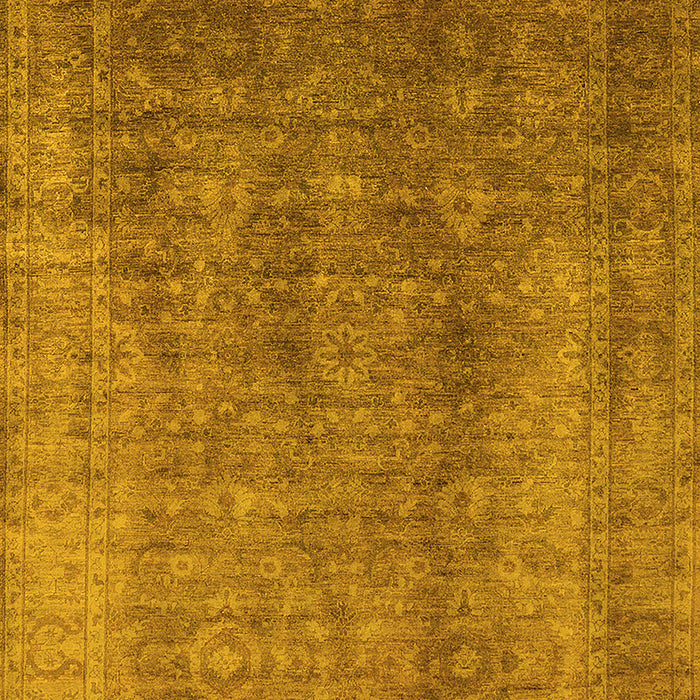 Oriental Yellow Industrial Rug, urb1562yw