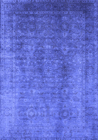 Oriental Blue Industrial Rug, urb1562blu