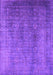 Machine Washable Oriental Purple Industrial Area Rugs, wshurb1562pur