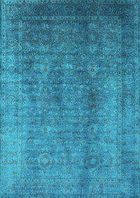 Oriental Turquoise Industrial Rug, urb1562turq