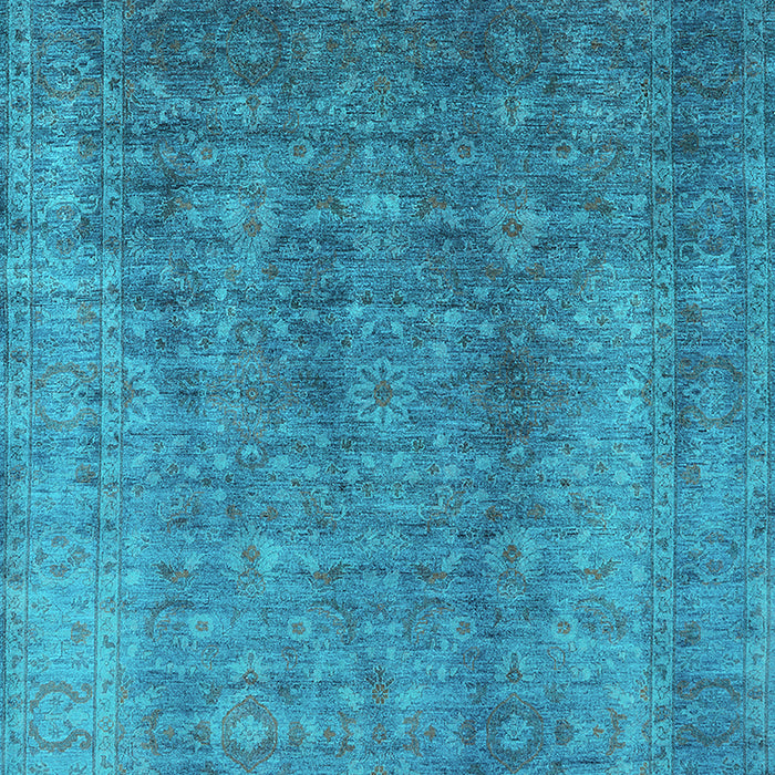 Oriental Turquoise Industrial Rug, urb1562turq
