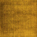 Square Oriental Yellow Industrial Rug, urb1562yw