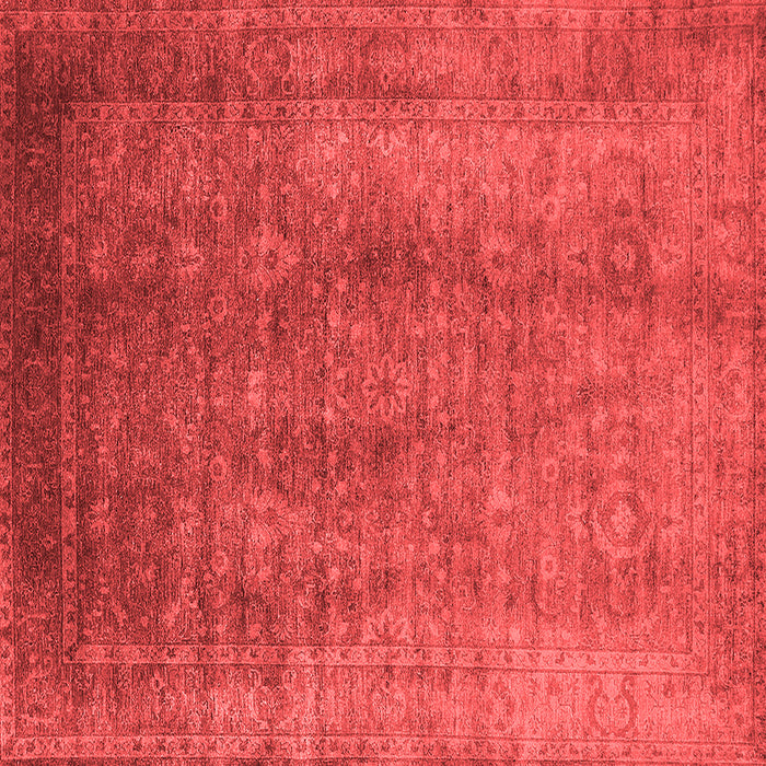 Machine Washable Oriental Red Industrial Rug, wshurb1562red