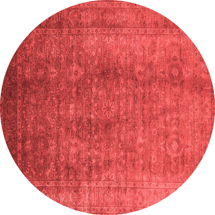 Machine Washable Oriental Red Industrial Rug, wshurb1562red