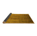 Sideview of Oriental Yellow Industrial Rug, urb1562yw