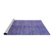 Sideview of Machine Washable Industrial Modern Purple Rug, wshurb1563