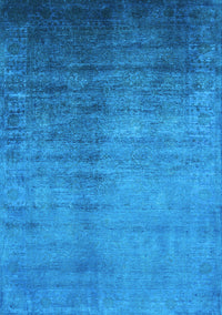 Oriental Light Blue Industrial Rug, urb1563lblu