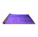 Sideview of Oriental Purple Industrial Rug, urb1563pur