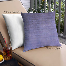 Front View of Mid-Century Modern Urban Square Purple Throw Pillow, 18 inch by 18 inch, pwurb1563