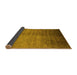 Sideview of Oriental Yellow Industrial Rug, urb1563yw