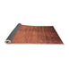 Sideview of Oriental Orange Industrial Rug, urb1563org