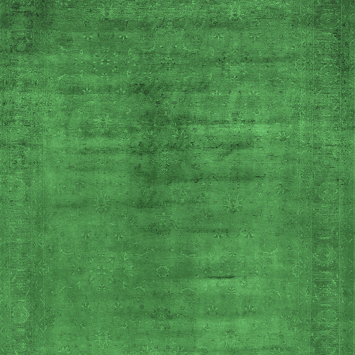 Oriental Emerald Green Industrial Rug, urb1564emgrn