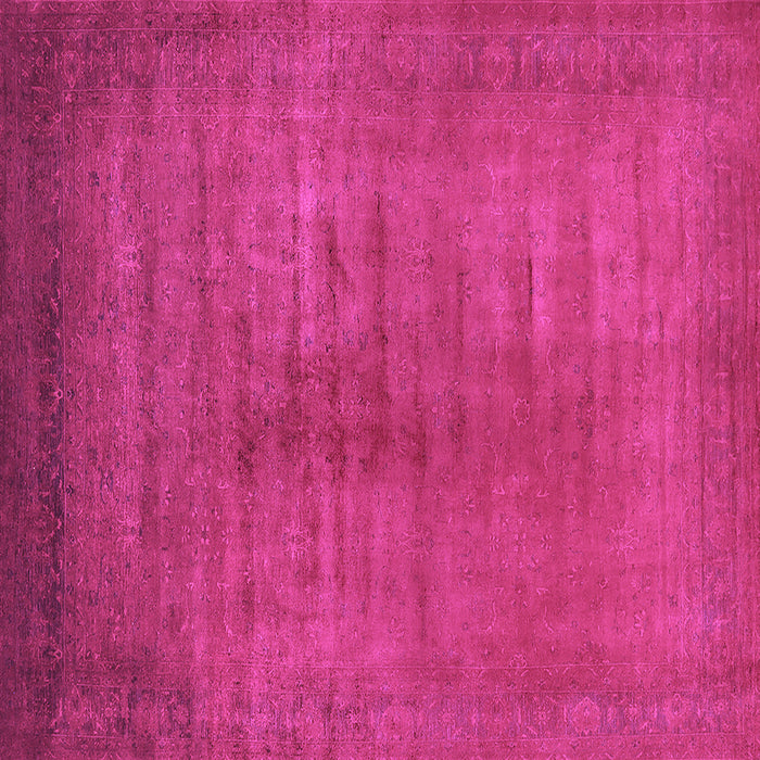 Square Oriental Purple Industrial Rug, urb1564pur