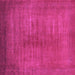 Square Oriental Purple Industrial Rug, urb1564pur